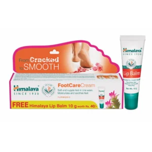 Himalaya Foot Care Cream with Himalaya 10gm Lip Balm Free