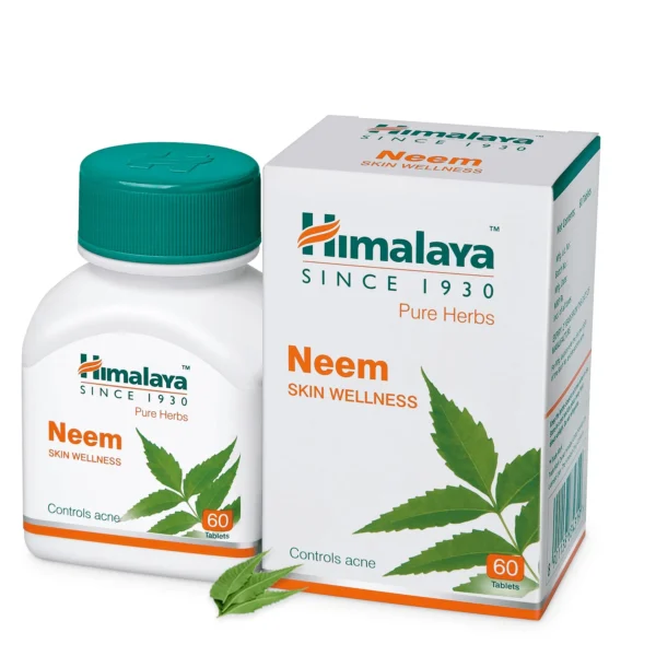 Himalaya Neem Tablets Skin Wellness Controls Acne Tablet